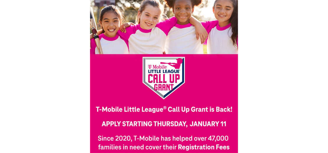 T-Mobile Little League Call Up Grant Available January 11th